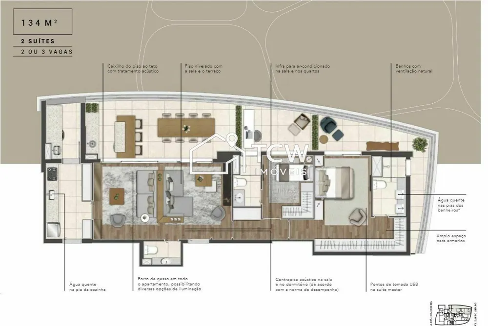 Apartamento, 3 quartos, 168 m² - Foto 7