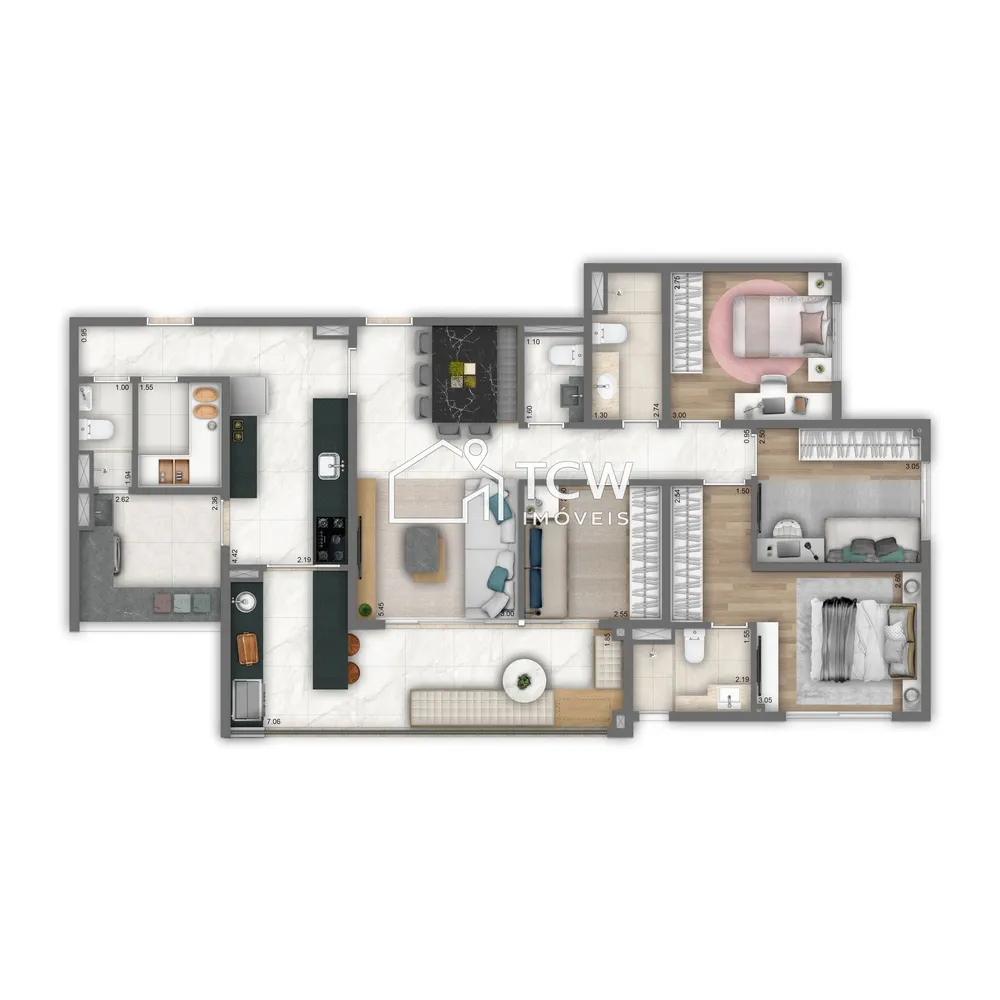 Apartamento, 4 quartos, 116 m² - Foto 12
