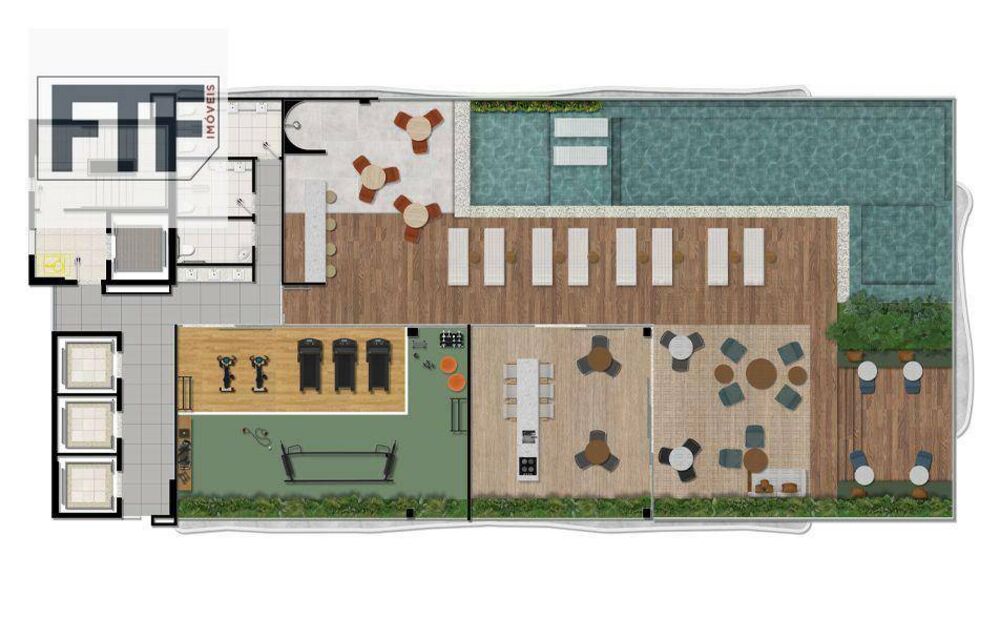 Apartamento, 2 quartos, 25 m² - Foto 15