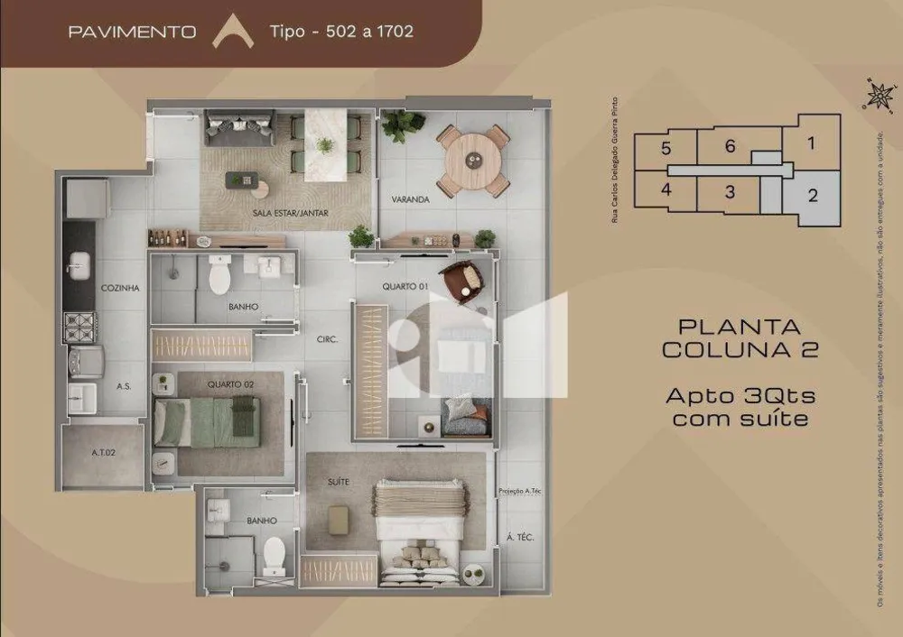 Apartamento, 2 quartos, 54 m² - Foto 10