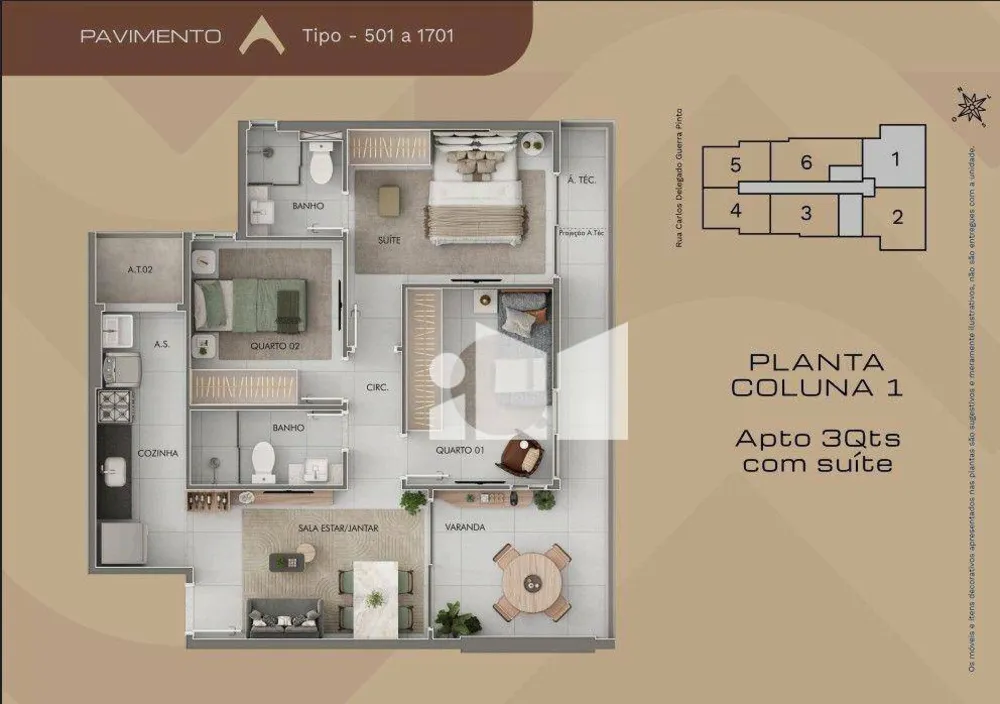 Apartamento, 2 quartos, 54 m² - Foto 9