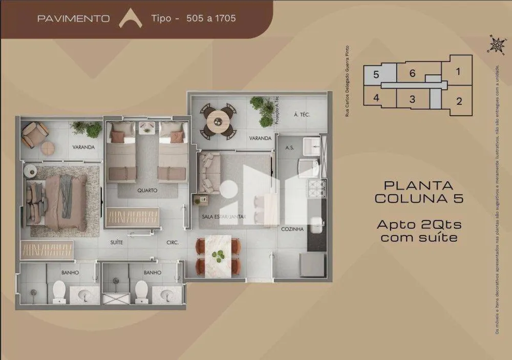 Apartamento, 2 quartos, 54 m² - Foto 13