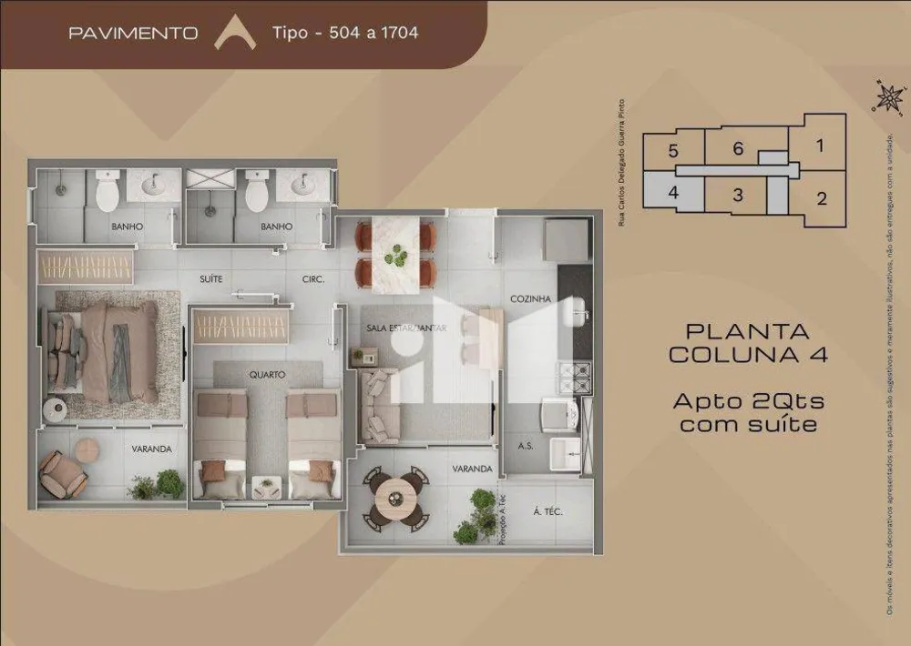 Apartamento, 2 quartos, 54 m² - Foto 12