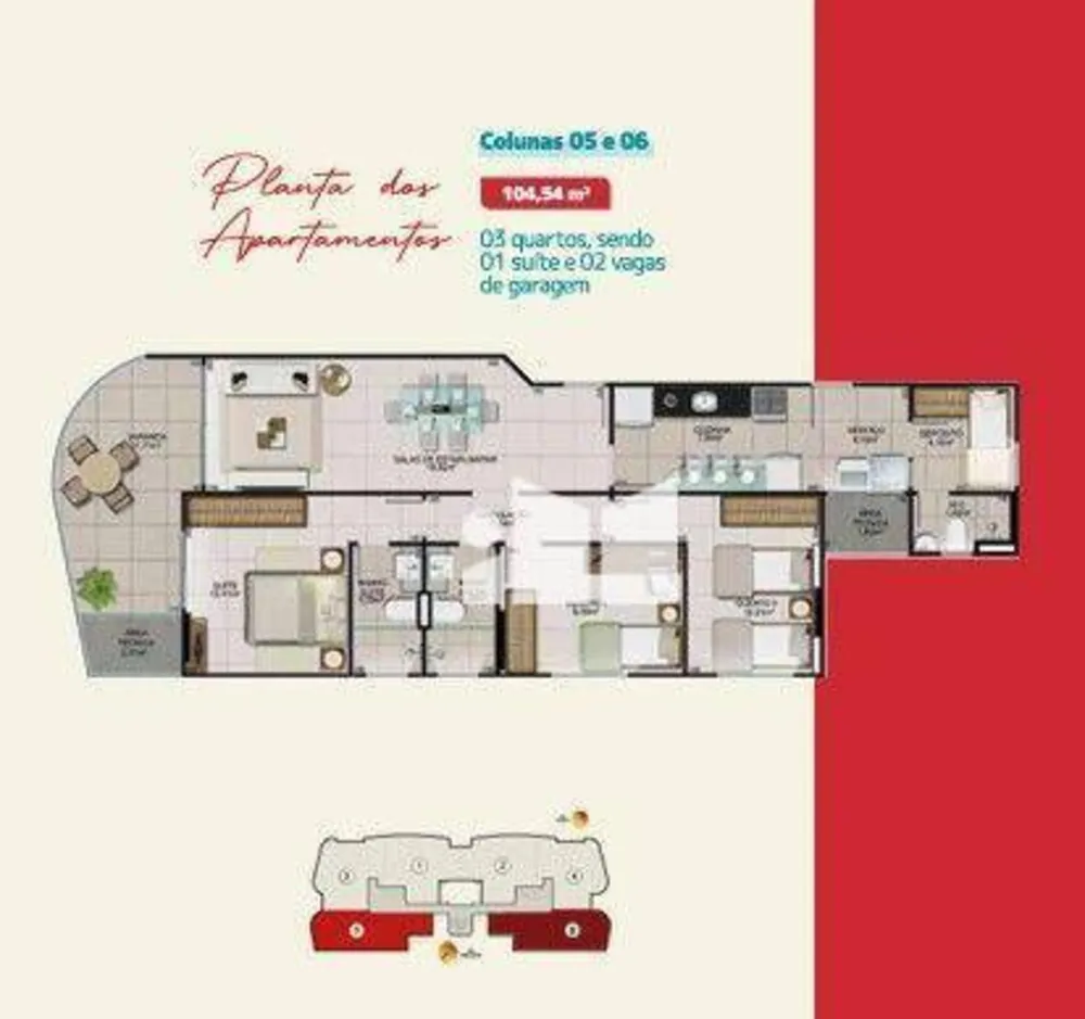 Apartamento, 3 quartos, 102 m² - Foto 4