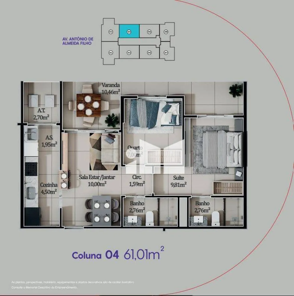 Apartamento, 3 quartos, 83 m² - Foto 10