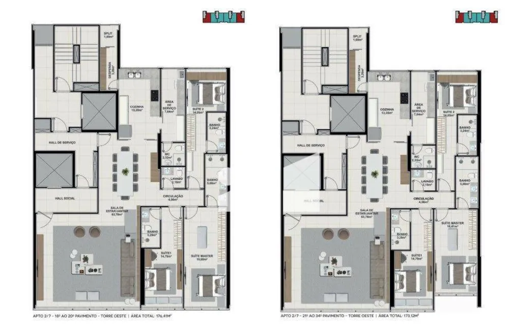 Apartamento, 3 quartos, 156 m² - Foto 16