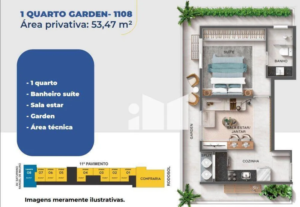 Apartamento, 1 quarto, 25 m² - Foto 5