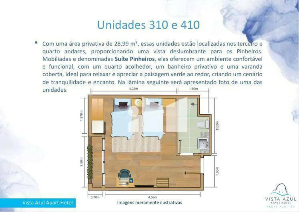 Flat/Apart Hotel, 1 quarto, 55 m² - Foto 10