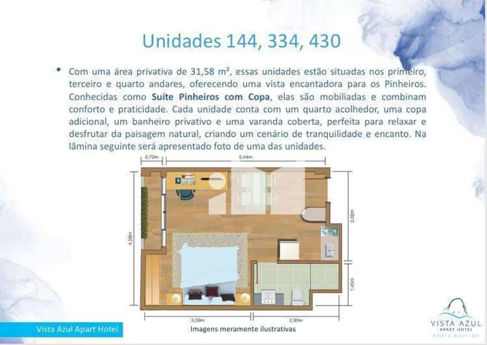 Flat/Apart Hotel, 1 quarto, 55 m² - Foto 5