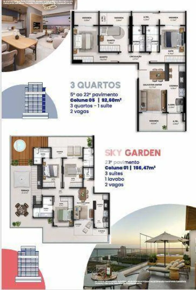 Apartamento, 3 quartos, 92 m² - Foto 2