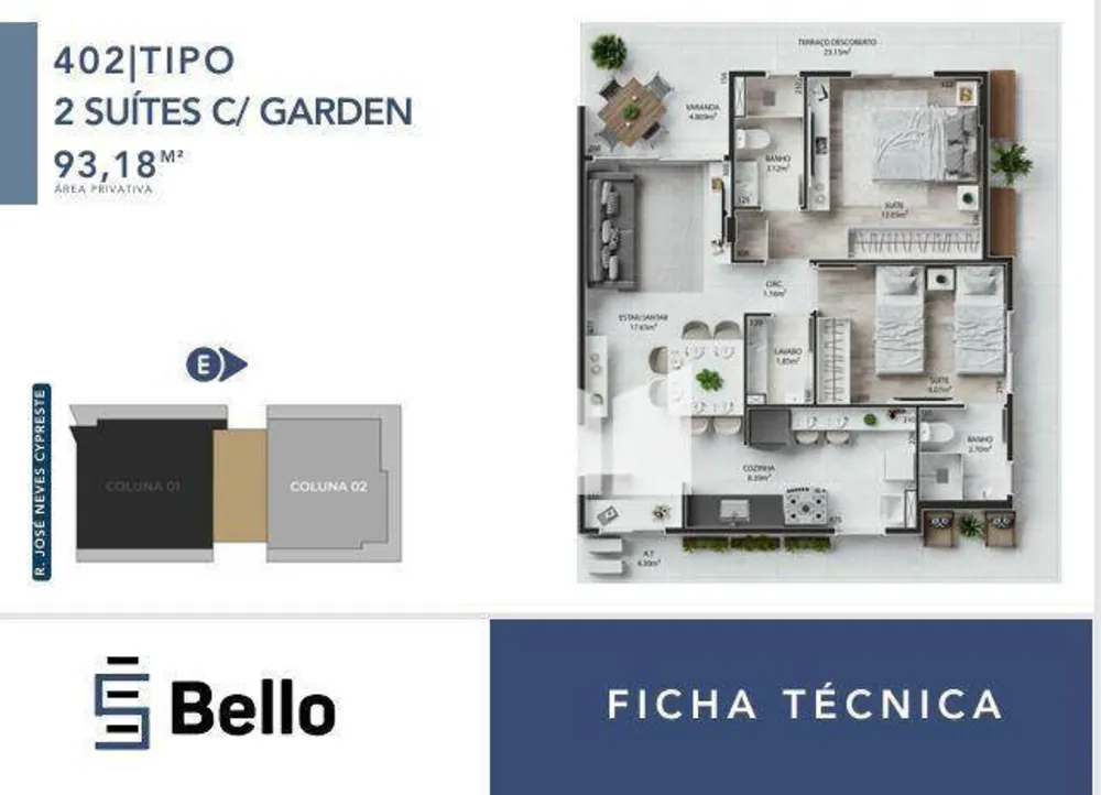 Apartamento, 2 quartos, 93 m² - Foto 9