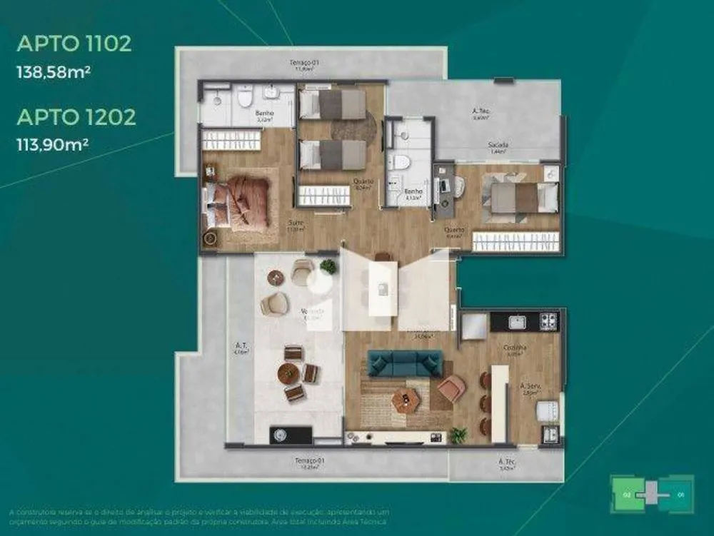 Apartamento, 3 quartos, 73 m² - Foto 15