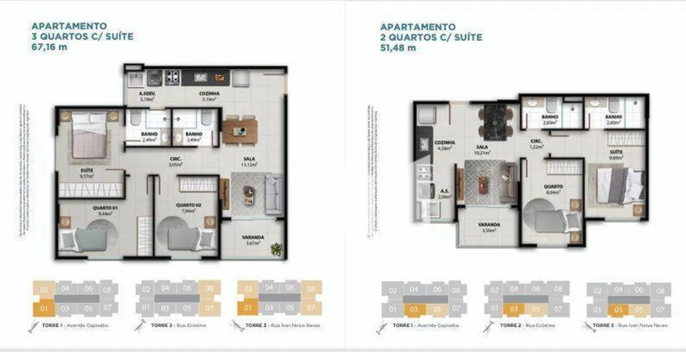 Apartamento, 2 quartos, 51 m² - Foto 10