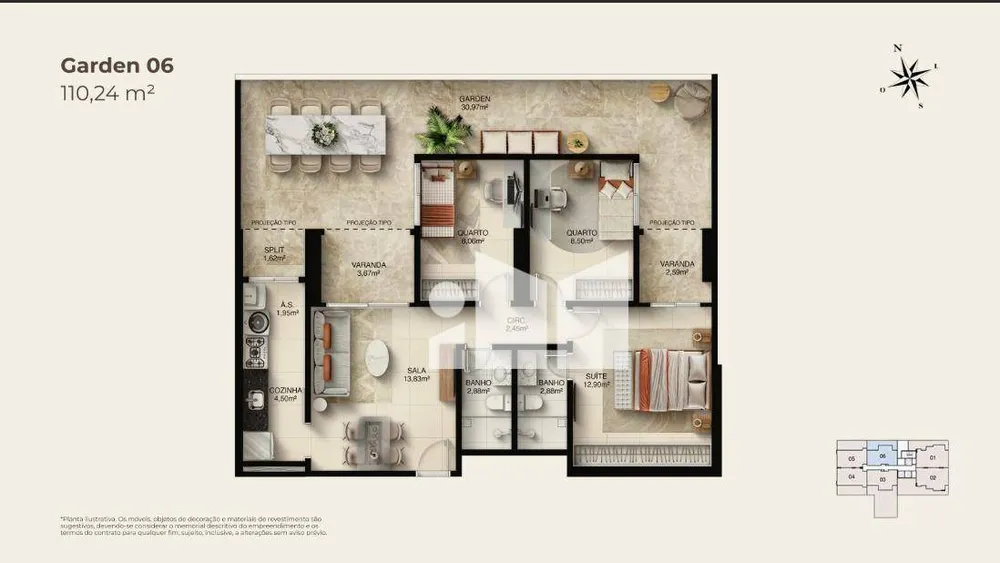 Apartamento, 3 quartos, 75 m² - Foto 8