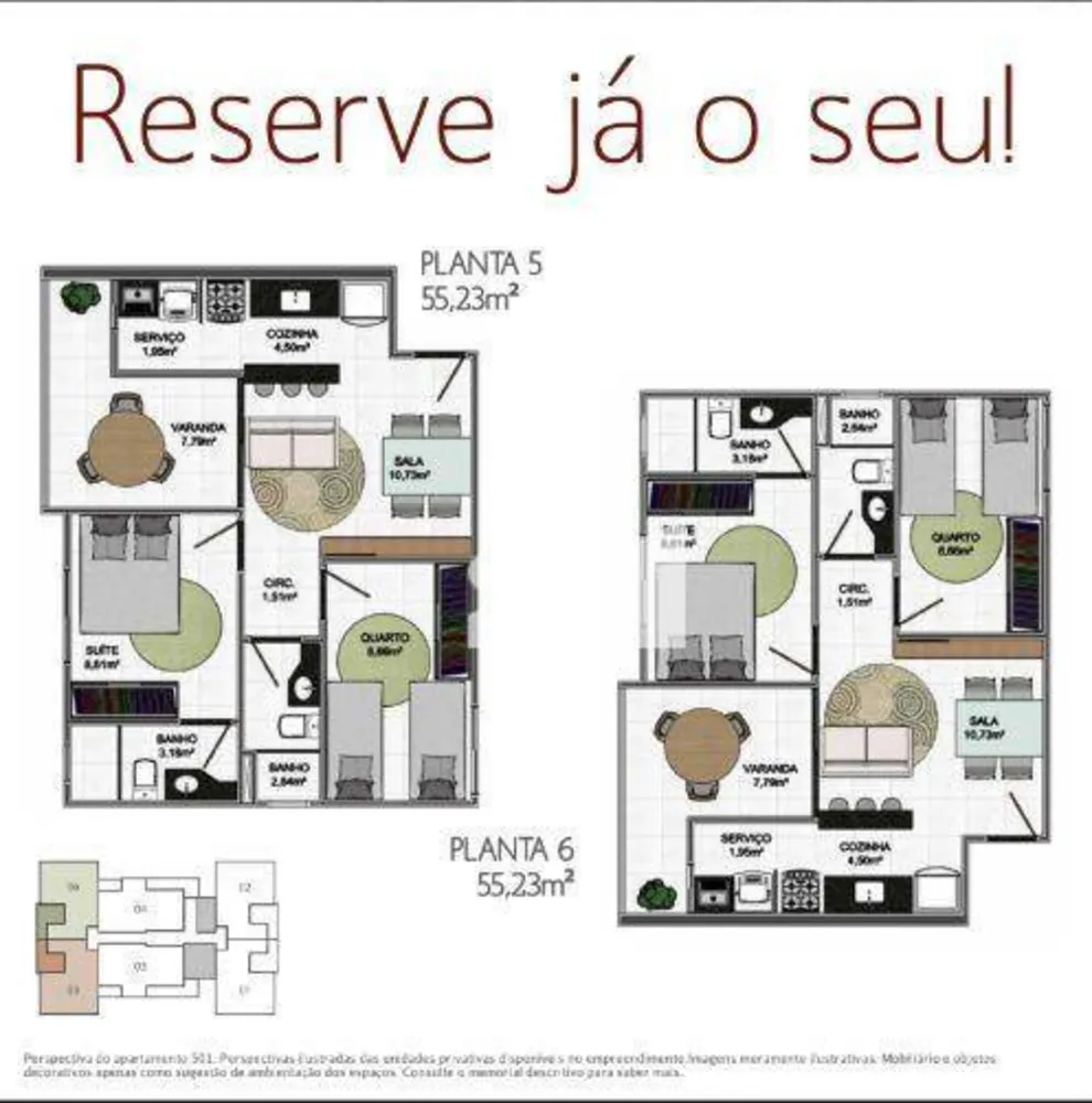Apartamento, 2 quartos, 55 m² - Foto 5