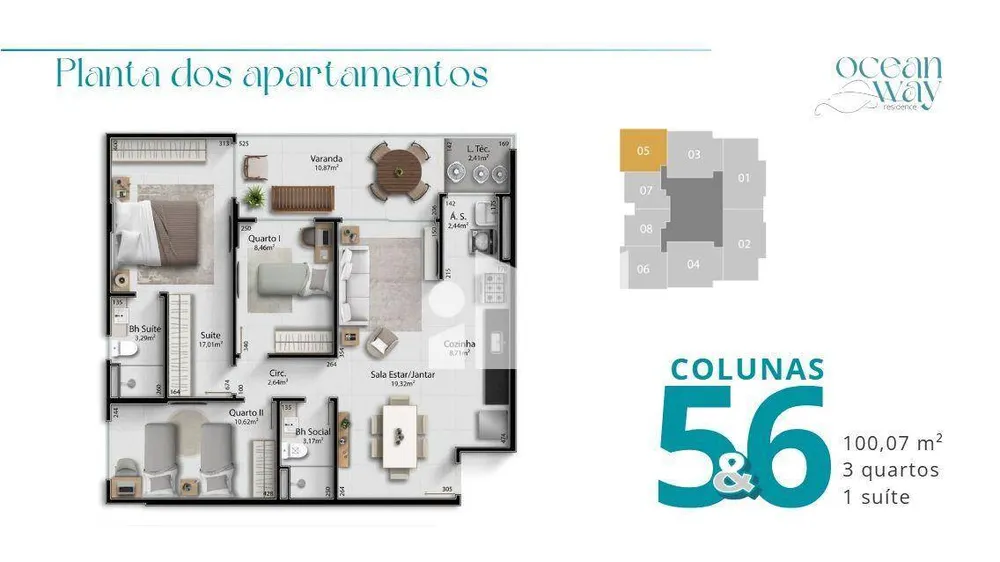 Apartamento, 3 quartos, 100 m² - Foto 12
