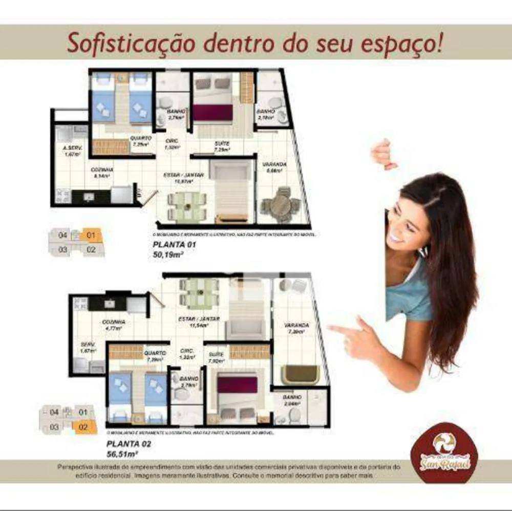 Apartamento, 2 quartos, 53 m² - Foto 8