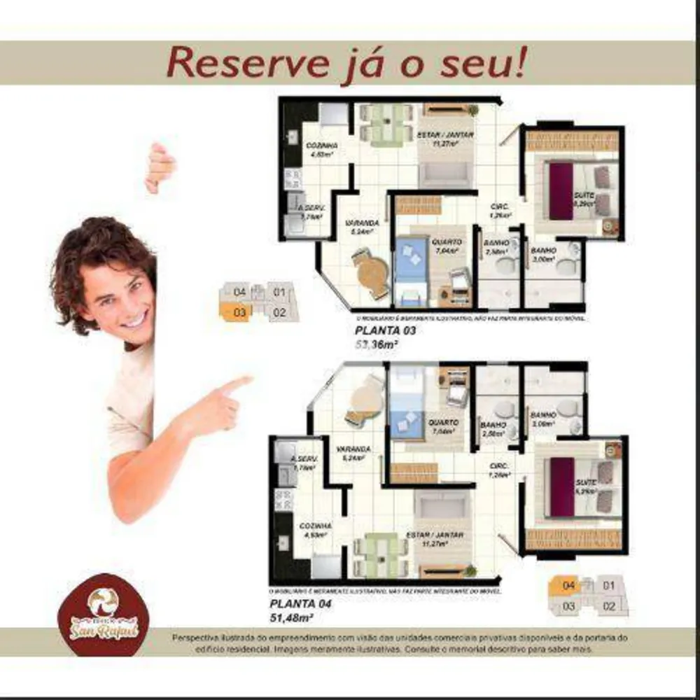 Apartamento, 2 quartos, 53 m² - Foto 9