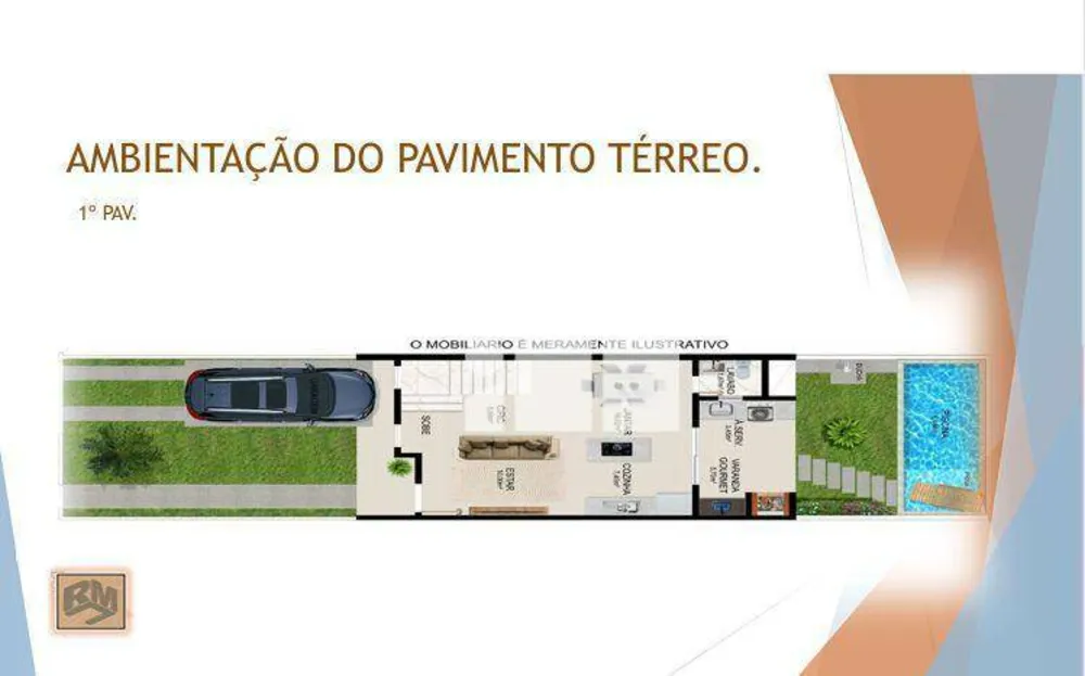 Casa, 3 quartos, 99 m² - Foto 1