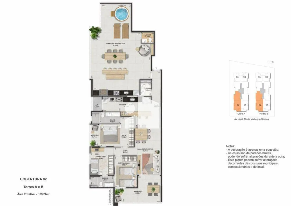 Apartamento, 2 quartos, 66 m² - Foto 2