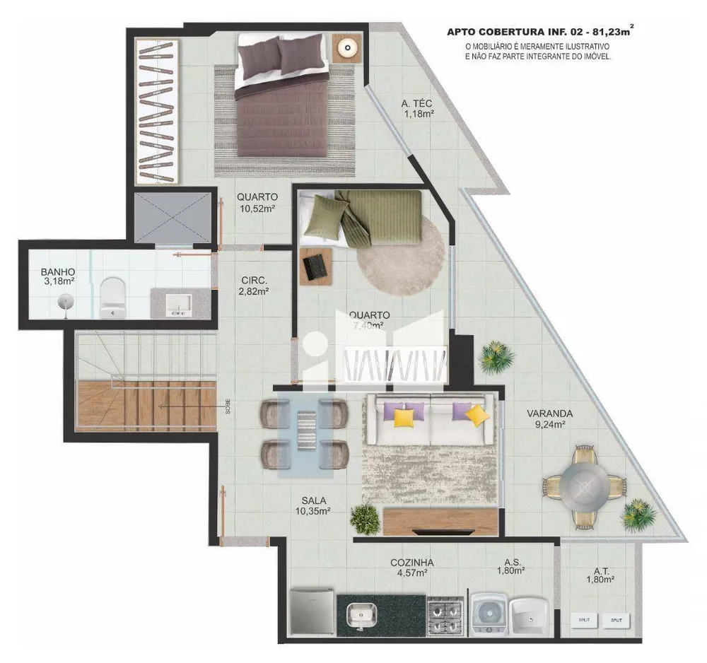 Apartamento, 2 quartos, 55 m² - Foto 18
