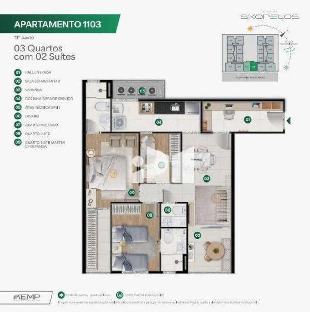 Apartamento, 3 quartos, 70 m² - Foto 14
