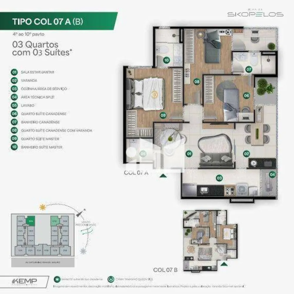 Apartamento, 3 quartos, 70 m² - Foto 15