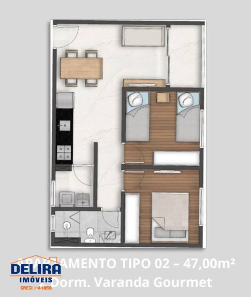 Apartamento, 2 quartos, 62 m² - Foto 5