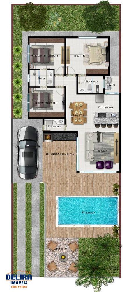 Casa à venda com 3 quartos, 112m² - Foto 3