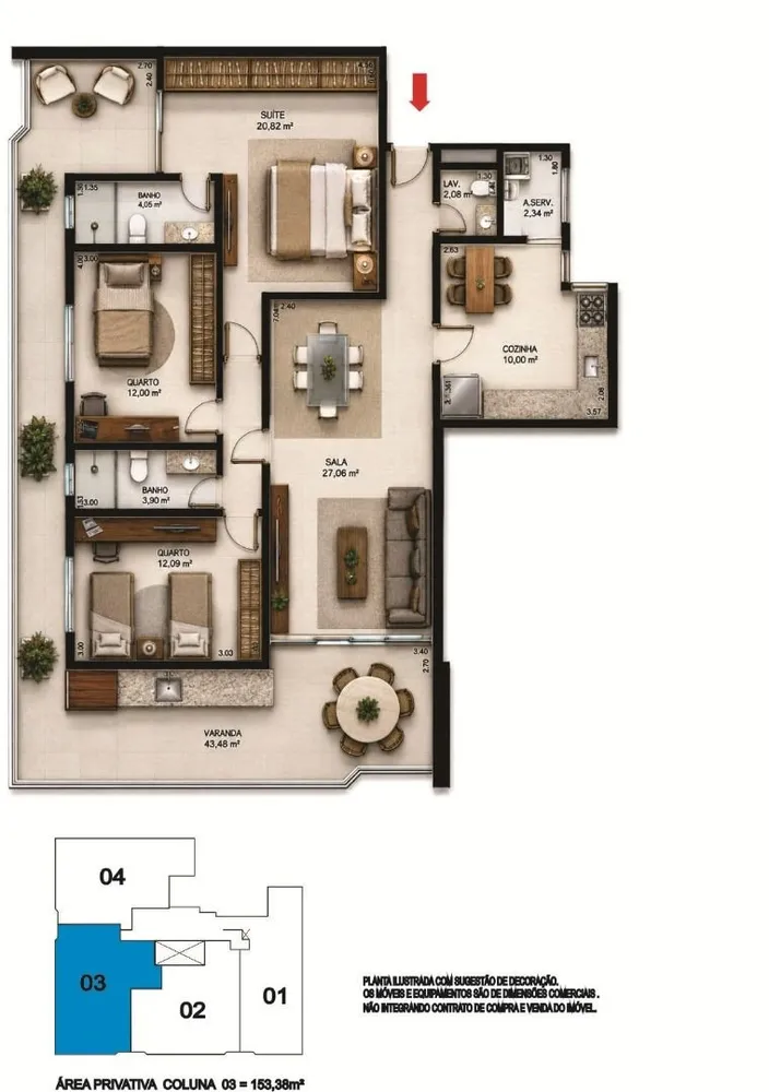 Cobertura, 4 quartos, 270 m² - Foto 8