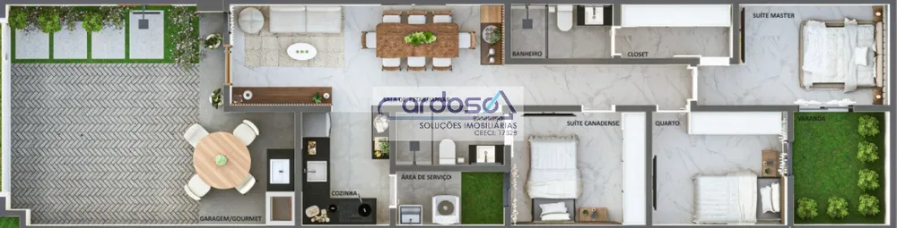 Casa, 3 quartos - Foto 3