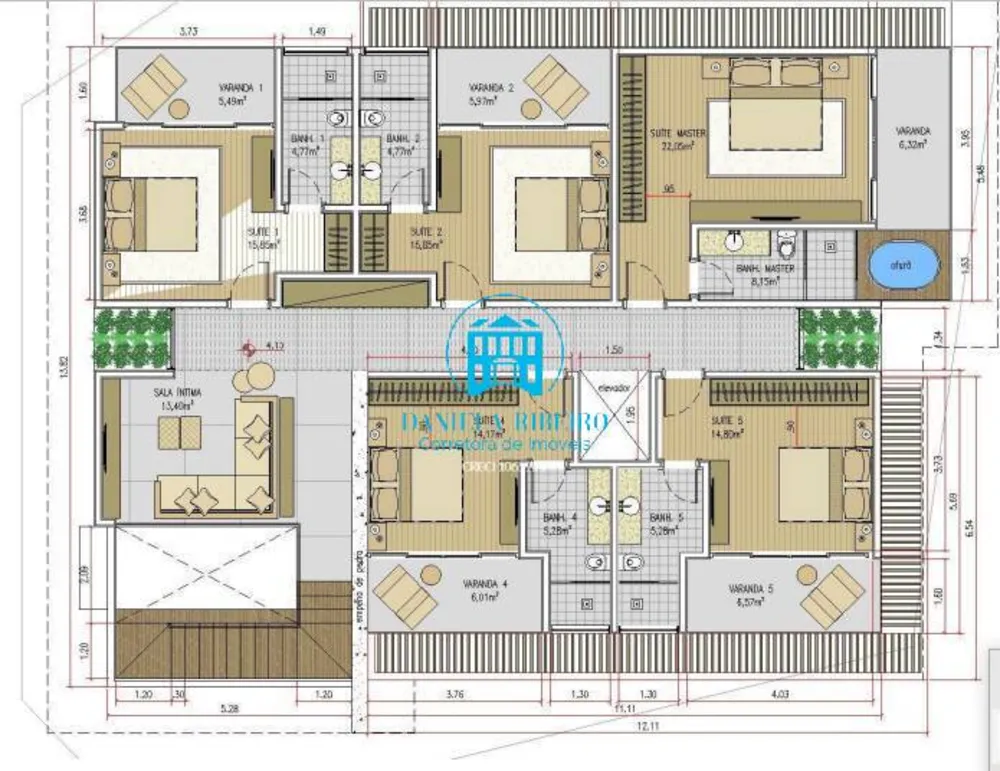 Casa, 6 quartos, 473 m² - Foto 7