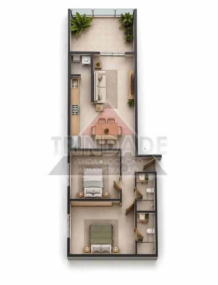 Apartamento, 2 quartos, 260 m² - Foto 12