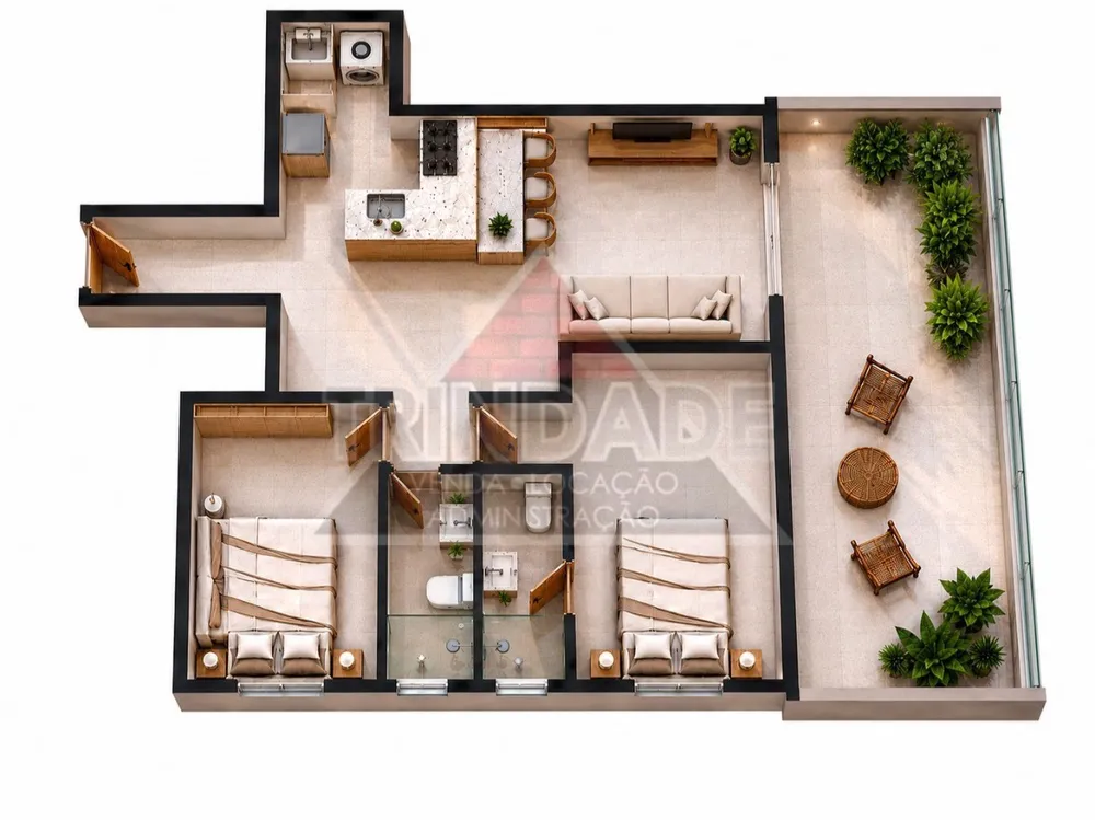 Apartamento, 2 quartos, 260 m² - Foto 15