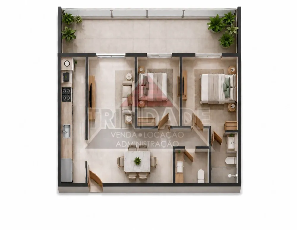 Apartamento, 2 quartos, 260 m² - Foto 13