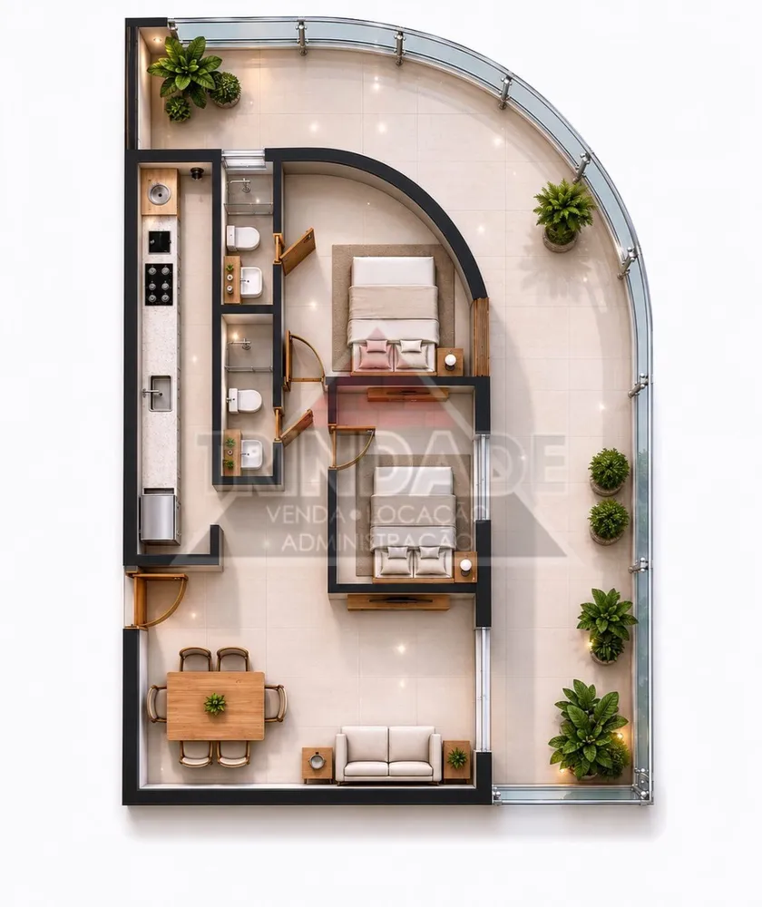 Apartamento, 2 quartos, 260 m² - Foto 14