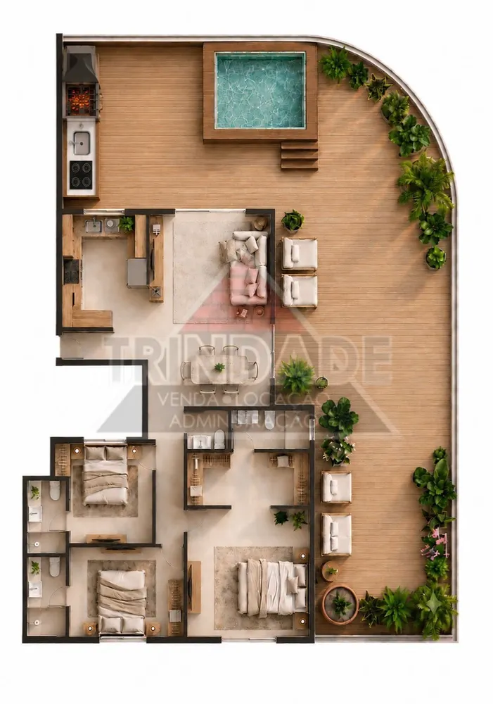 Apartamento, 2 quartos, 260 m² - Foto 17