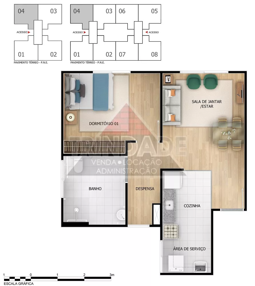 Apartamento, 2 quartos, 43 m² - Foto 18