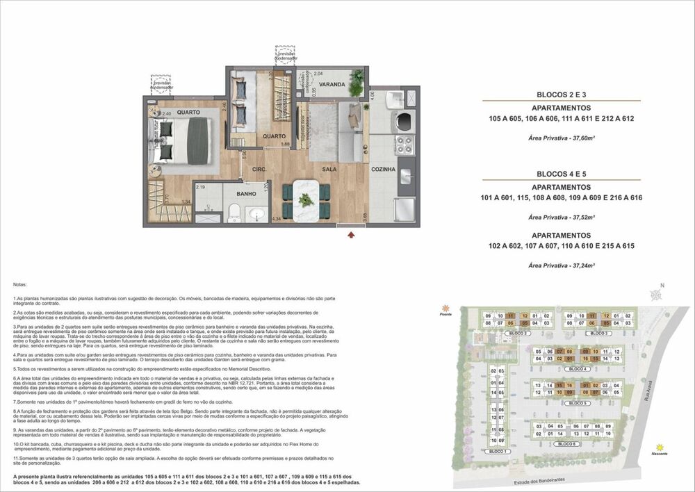 Apartamento, 2 quartos, 37 m² - Foto 4