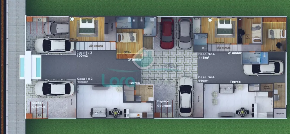 Casa, 2 quartos, 95 m² - Foto 3