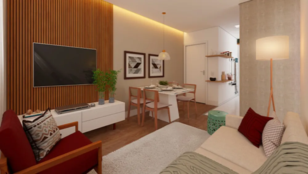 Apartamento, 1 quarto, 43 m² - Foto 3