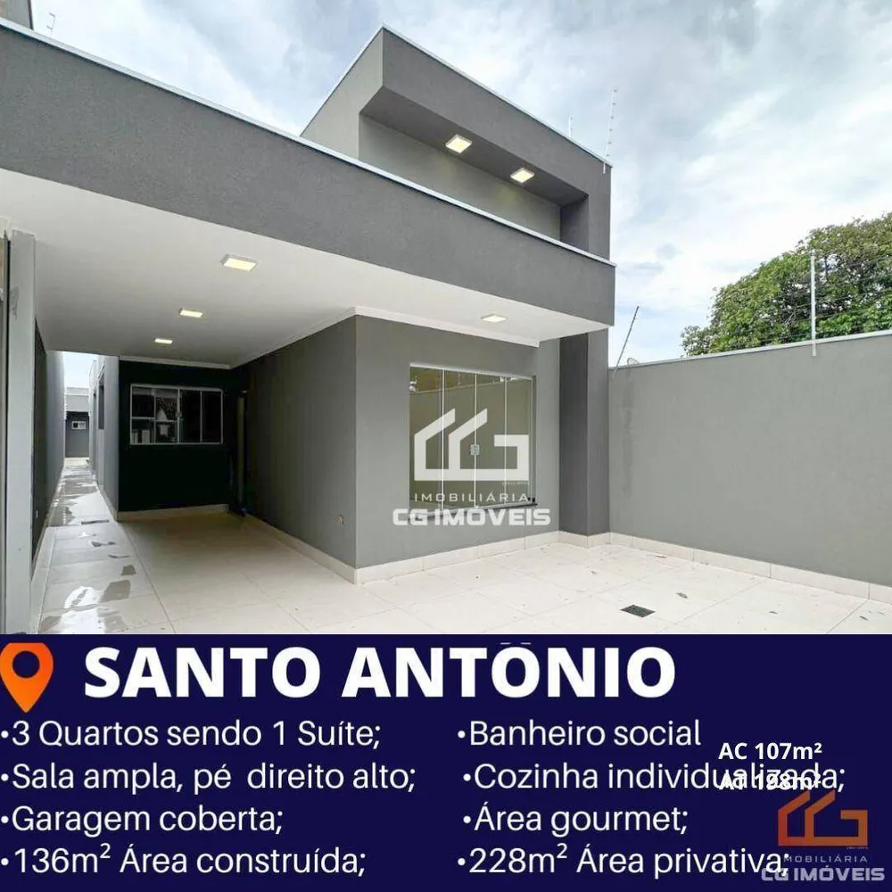 Casa, 3 quartos, 136 m² - Foto 1