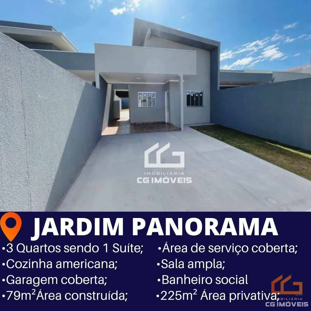 Casa, 3 quartos, 79 m² - Foto 1