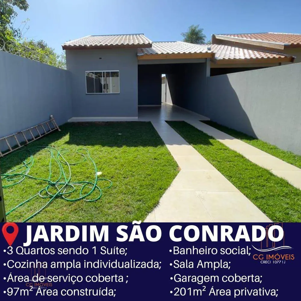 Casa, 3 quartos, 97 m² - Foto 1