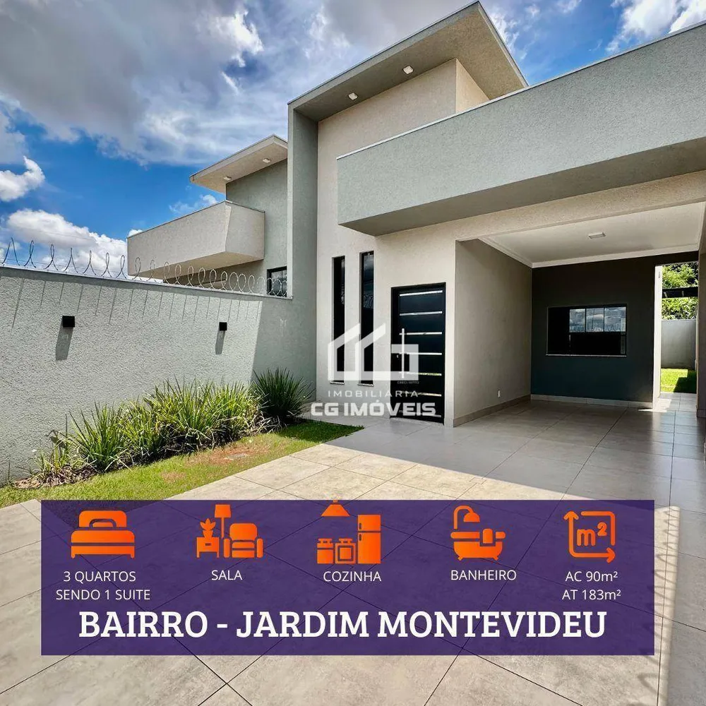 Casa, 3 quartos, 90 m² - Foto 1