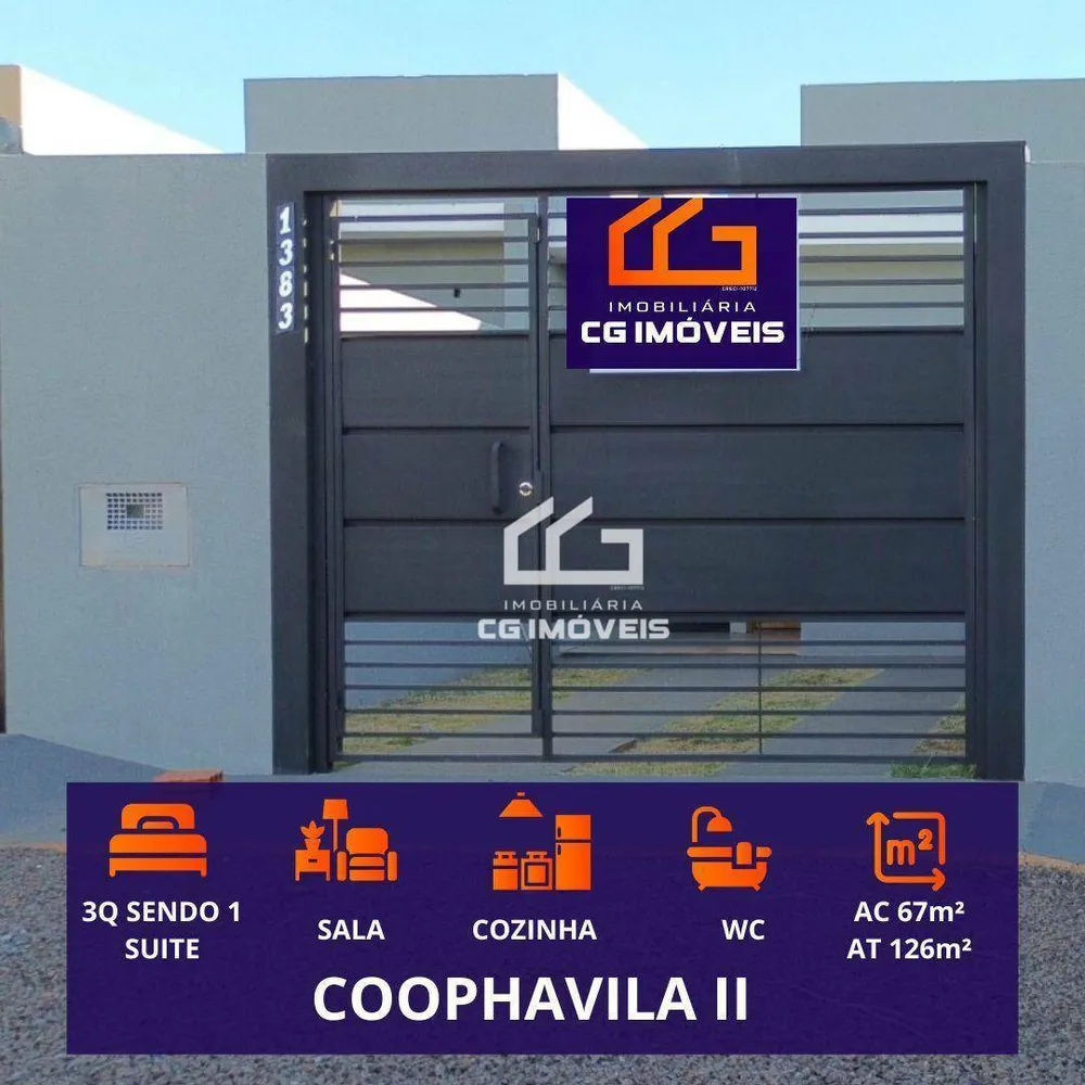 Casa, 3 quartos, 67 m² - Foto 1