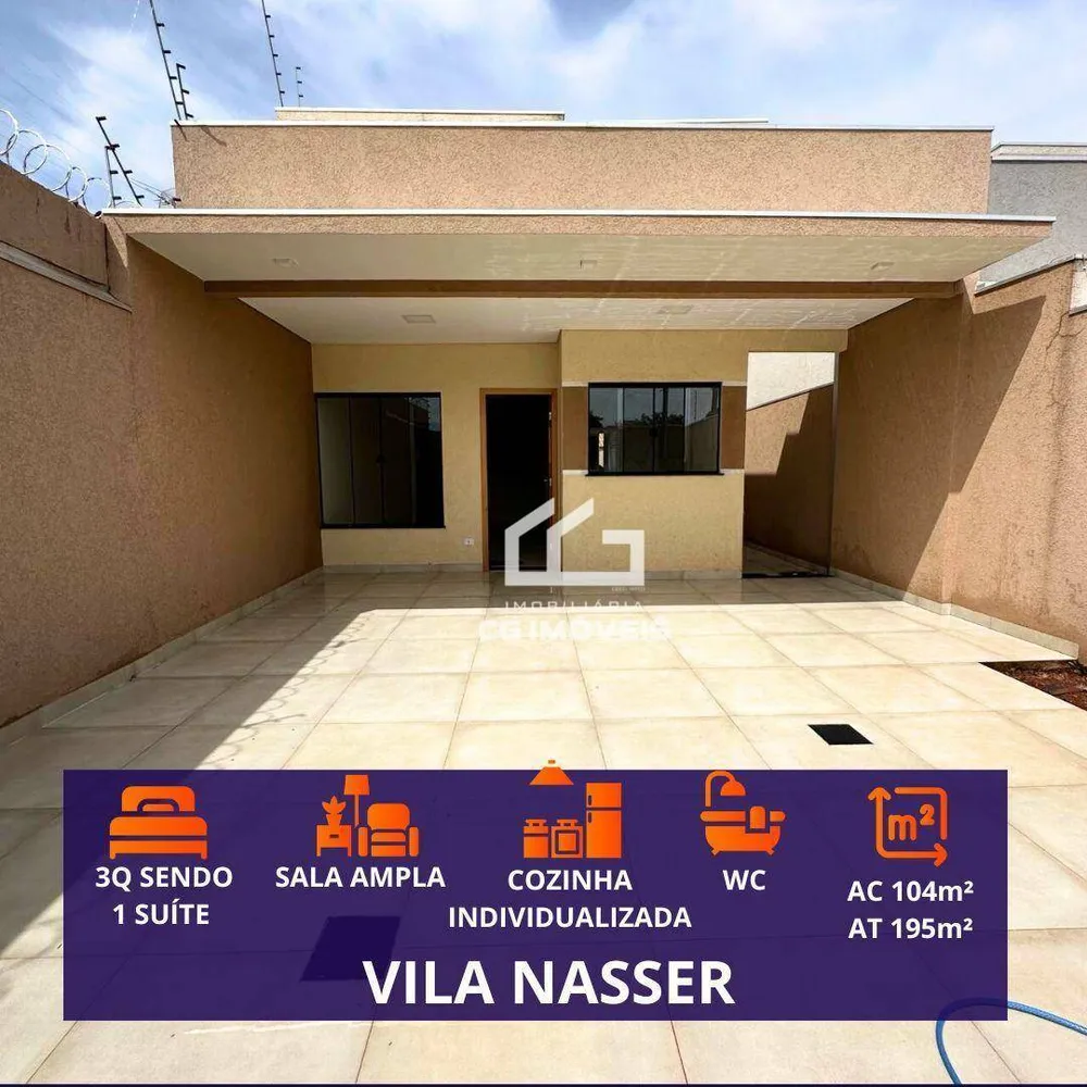 Casa, 3 quartos, 104 m² - Foto 1