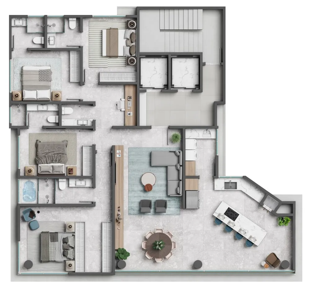 Apartamento, 4 quartos, 178 m² - Foto 14