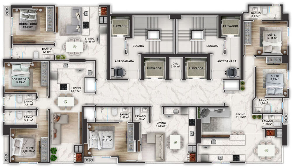 Apartamento, 1 quarto, 40 m² - Foto 7