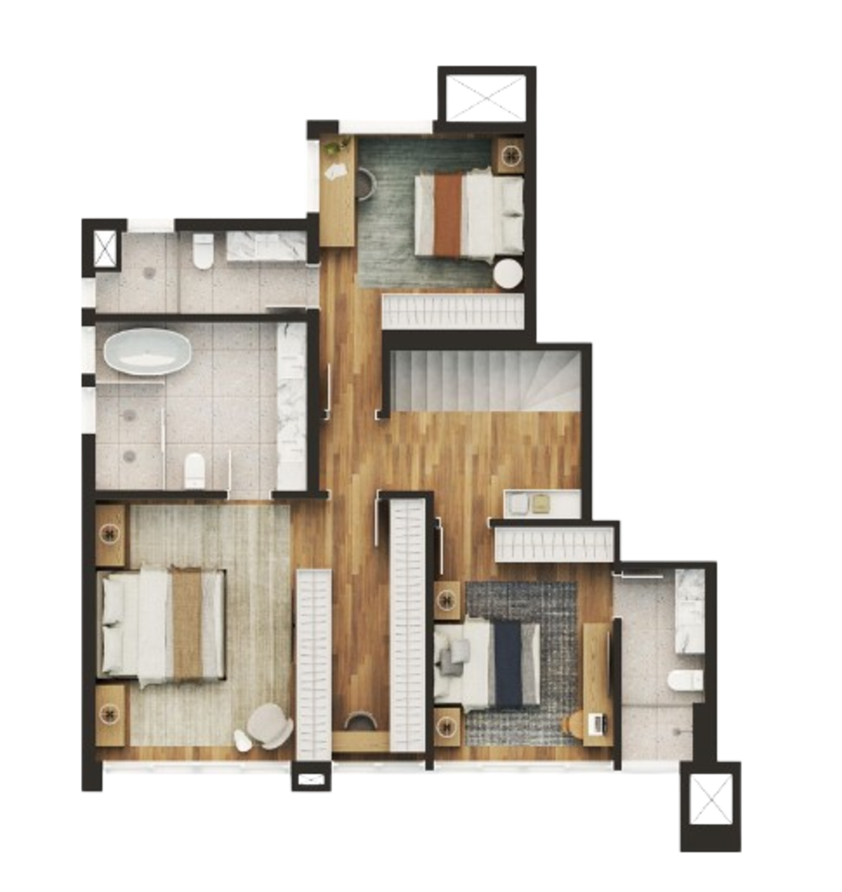 Apartamento à venda com 3 quartos, 200m² - Foto 8